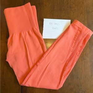 Coral high waist Leggings